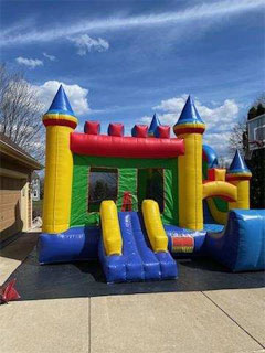 Castle slide bouncer